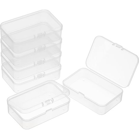 28Pcs 3.3x2.2x1 Inch Mini Boîtes De Rangement En Plastique (1/5)