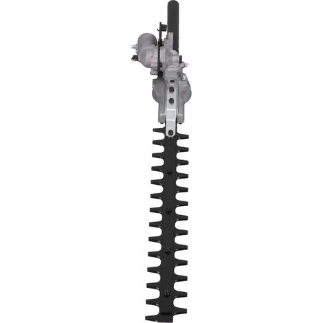 Doppelklingen-Heckenschere mit Klingen aus 65Mn-Stahl und Aluminium, Schneidwerkzeug für Rückentrage-Gartenscheren, Teleskop-Gartenschere, klassische 28/9-Klingen, orangefarbenes Gehäuse, robust und s (1/5)