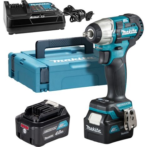 Schlagschrauber 12 V Li-Ion 4 Ah 160 Nm MAKITA - 2 Batterien + Ladegerät - im Koffer - TW160DSMJ