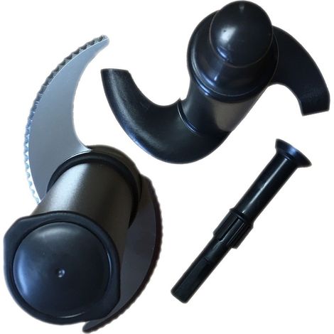 Pala impastatrice + manicotto + lama metallo nero - Robot da cucina e Cuocitutto - MAGIMIX - 2944033662734391723