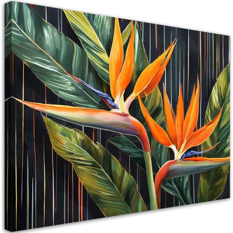 Quadro su tela, Foglie Piante Botaniche - 60x40 (1/5)