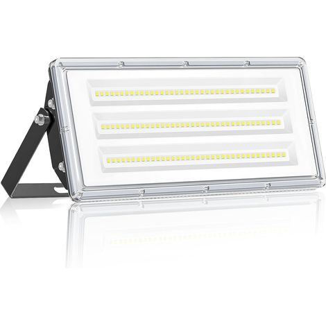 Projecteur LED Extérieur 100W, 10000LM 6500K, 85-265V Spot LED Extérieur mit Transformateur, IP67 Imperméable Éclairage de Sécurité pour Jardin, Terrasse, Garage, Usine, Sites Sportifs (1/5)