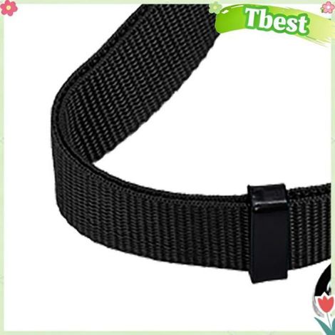 Tbest ceinture de sécurité pour voiture pour animaux de compagnie Ceinture de sécurité pour chien, 1 pouce animalerie panier Noire (1/4)