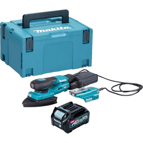Makita BO 006 CGD101 Levigatrice triangolare a batteria 40 V max. 100 x 150 mm 3,0 mm corsa Brushless + 1x batteria 2,5 Ah + Makpac - senza caricabatteria