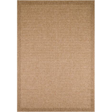 Tapis extérieur kilim 60x180 beige rectangle JUTE ART
