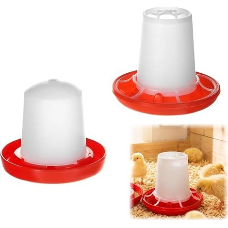 Abreuvoir automatique pour poulets et poules, distributeur d'eau de 160 g et distributeur d'eau de 160 ml pour petits animaux, abreuvoir automatique pour poules et cailles, design anti-noyade (1/5)