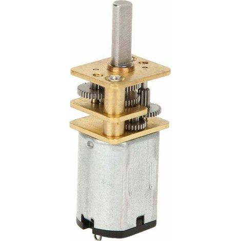 Moteur de boîte de vitesses Moteur à Engrenages Moteur électrique de réduction Moteur de vitesse de réduction Moteur de Réduction DC 12V 1000 tr/min-