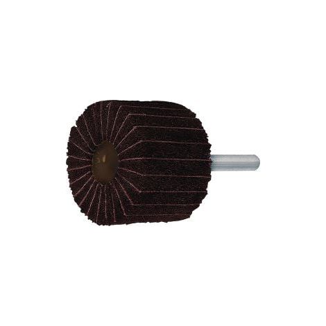 Fächerschleifer Ø50xH30mm K.100/AFINE Kombi Vlies/Corindon Queue-D.6mm TECWERK (1/2)