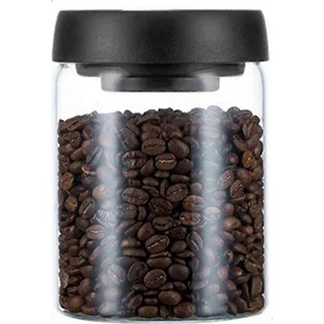 Pot de conservation sous vide pour café en grains, céréales, bonbons, etc. (900 ml) (1/5)