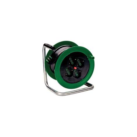 AVVOLGICAVO CIVILE ELETTRICO ONDINO 4 PRESE- - ø mm.195 cavo mt.15 H05VV-F sezione 3G1,5 146101 - 1 pezzi FANTON