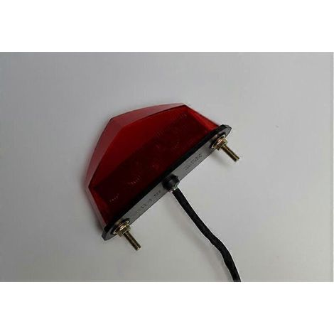 Accessoires pour motos : quad, SUV, moto de route, voiture de sport, feu arrière LED modifié, feu stop, éclairage de plaque d'immatriculation, feu arrière (rouge 2004) (1/5)