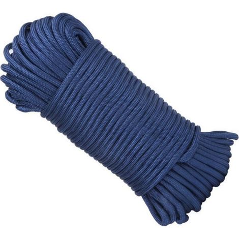 1 Corde d'escalade, 31 m, 10 noyaux, polyester, 4 mm, extérieur, adulte (1/4)