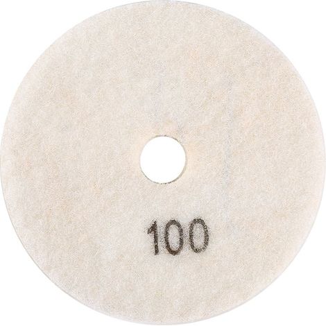 Tampone di lucidatura da 100 mm (4 pollici) – grana 100 – granito/marmo – disco abrasivo