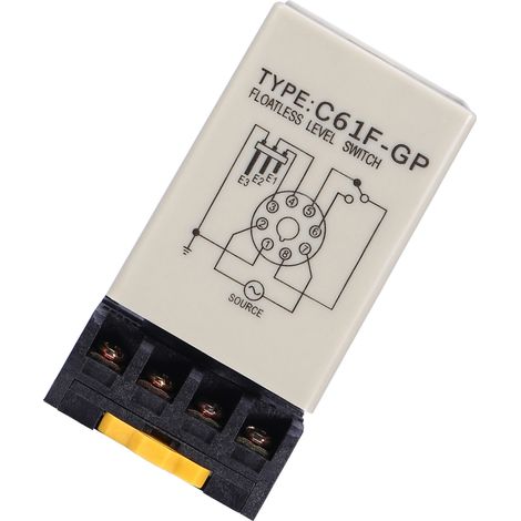 Contrôleur de niveau de liquide sans flotteur C61F-GP AC220V 50/60HZ avec socle (1/5)