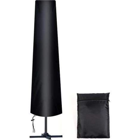Housse Parasol Droit Ø 300 cm, 210D Oxford Housse de Protection pour Parasol avec Sac de Rangement, Résistant aux Intempéries, aux UV, à la Neige (1/5)