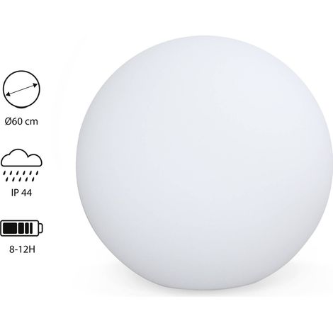 LED Ball 60cm – Decorative luminous sphere, Ø60cm, warm white, remote control