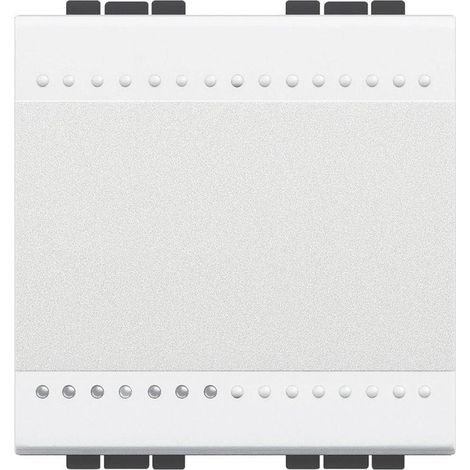 Crossing Livinglight 16A bornier à vis 2 modules Blanc N4004M2N