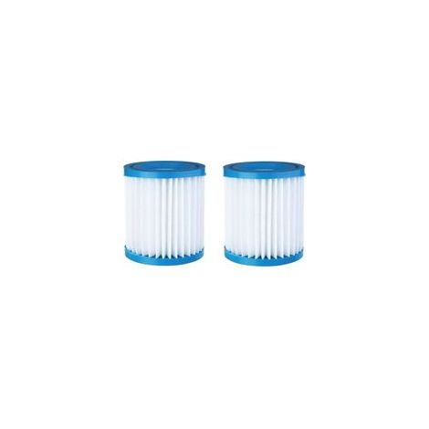 Lot de 2 filtres pour pompe de filtration de piscine Coffret et kit domotique (1/4)