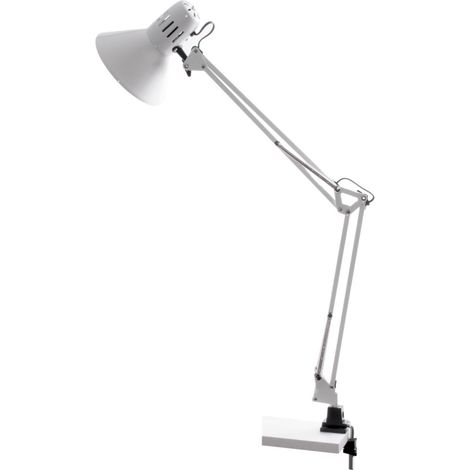 Lámpara de escritorio brilliant HOBBY blanco 70 cm metal 40W