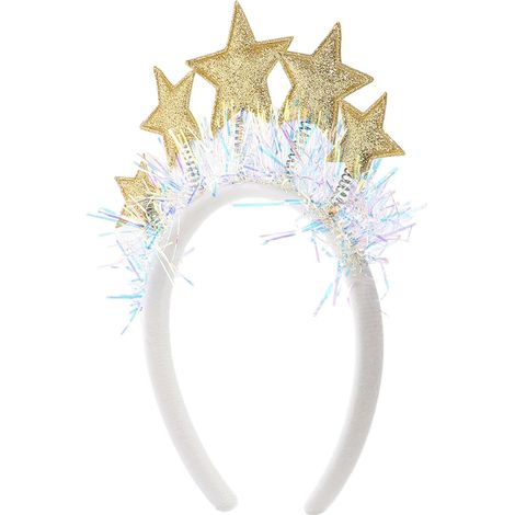 Fascia per capelli con stelle di paillettes in poliestere per ragazzi e (1/5)
