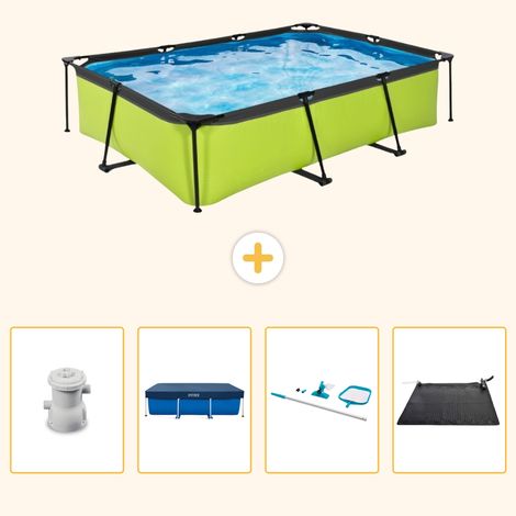 Exit-toys Piscine Exit Rectangulaire - 300x200x65 cm - 5-pièces S241 (1/5)