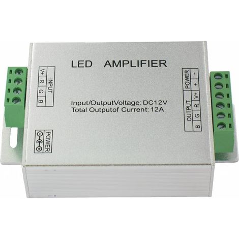 Amplificador para cinta de LED RGB 5050 o 3528 12V