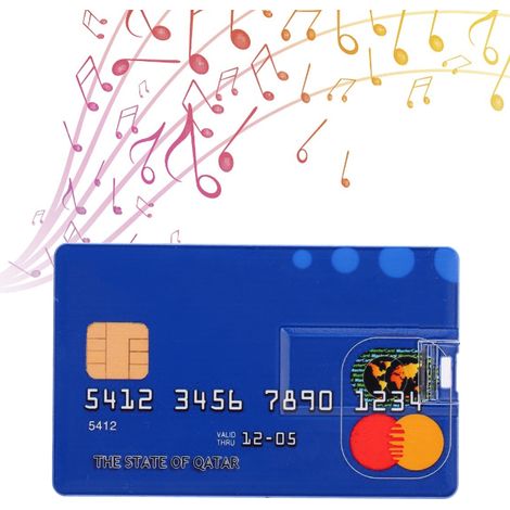 Disque Flash USB en Forme de Carte - Stockage de Données et Transfert de Fichiers Simple et Unique (32 Go) (1/5)