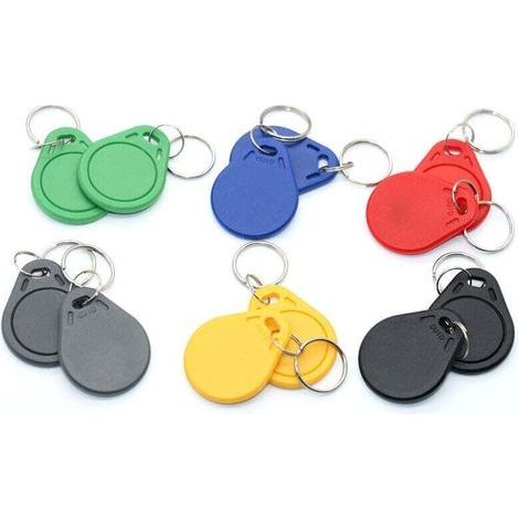 Lot de 5 Badges RFID 13.56Mhz Programmable MCT Android UID modifiable Puce CUID Vert (1/5)