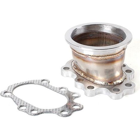 Tubo de turbina en forma de V para adaptadores de acero inoxidable T25T28 GT25 GT28
