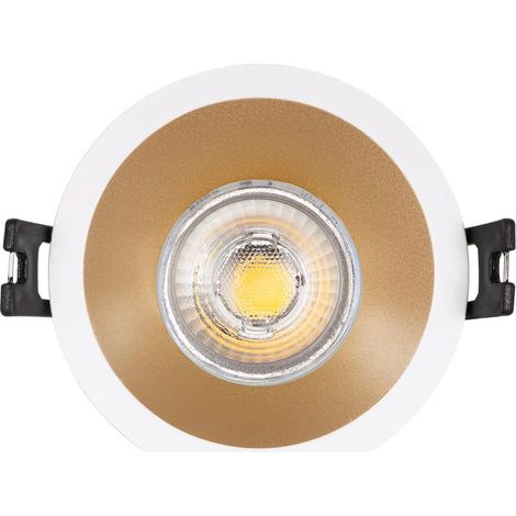 Portafaretto Downlight Conico Reflect per Lampadina LED GU10 / GU5.3 Foro Ø 75 mm Beige (1/5)