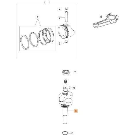 CIGÜEÑAL EMAK ORIGINAL L66150423