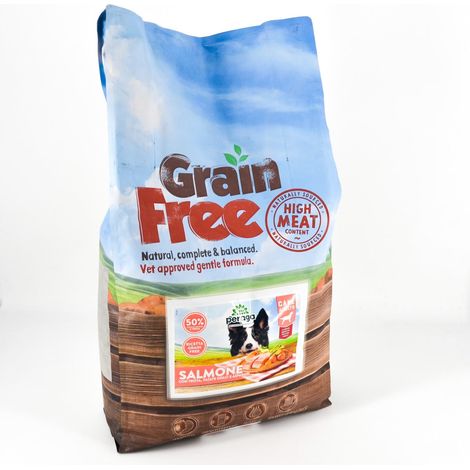 CROCCHETTE PERAGA GRAIN FREE PER CANE ADULTO 12KG SALMONE CIBO PER CANI (1/4)