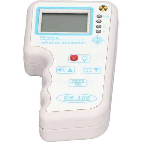 Instrument de surveillance de détection des rayonnements nucléaires, alarme sonore et visuelle de haute précision, compteur Geiger portable, détecteur de rayons X, gamma et bêta. (1/5)