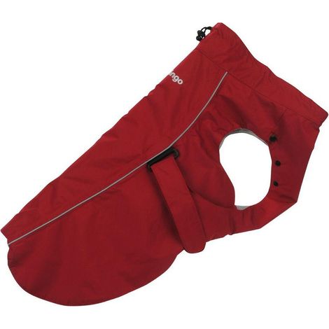 Red Dingo Perfect Fit Dog Waterproof Jacket Rouge 60 cm