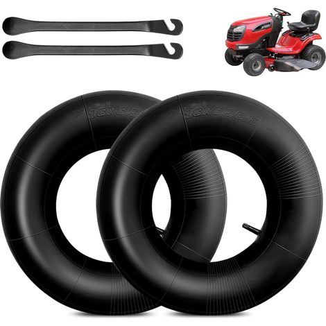 16x6.50-8 Inner Tube, 2x Tire Wheelbarrow Inner Tubes Replacement for ATV Quad 4 wheel Golf Cart Tractor Lawn Mower Tillers Ramps Wheelbarrow Utility Trailer (1/5)