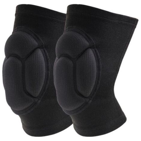 Genouillères Professionnelles pour Le Travail,Genoux Confortable pour sols abrasifs pour Gardning et Construction Danse,1 paire Élastique mousse Anti choc Taille unique (1/4)