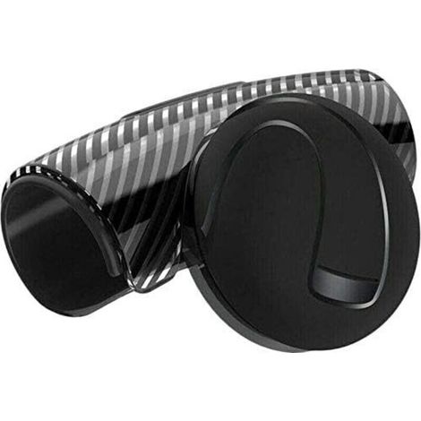 Bouton de volant pour camion de voiture, boule de rappel de volant universelle, ajustement sûr et rotation sans effort, sans bruit, contrôle flexible (Noir) (1/5)