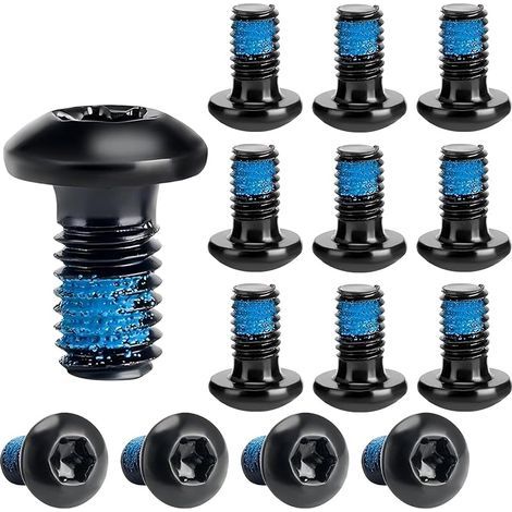 Lot de 20 Vis de Rotor de Vélo, M5x10mm Vis de Frein à Disque de Vélo, T25 Boulons de Frein à Disque, Pour Vélo de Route et VTT (1/5)