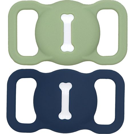 Support Pour AirTag - Support En Silicone Pour Collier De Chien Et Chat - Étanche Et Léger - Convient Aux Colliers De 1,7 À 2,5 cm - 1 Pièce (1/5)