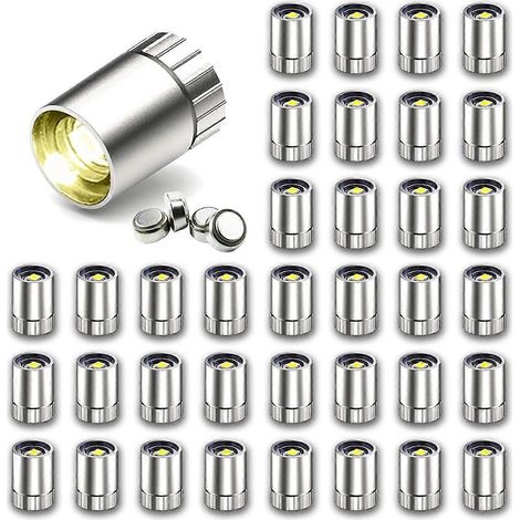 Lot de 36 lampes LED pour travaux manuels, spots lumineux à piles B-- (1/5)
