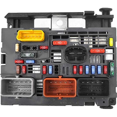 Ensemble de boîte à fusibles moteur 9809742880, 9666700480 BSM R04=R05=R20, compatible avec Citroën C4, Peugeot 307, 408 et 308.