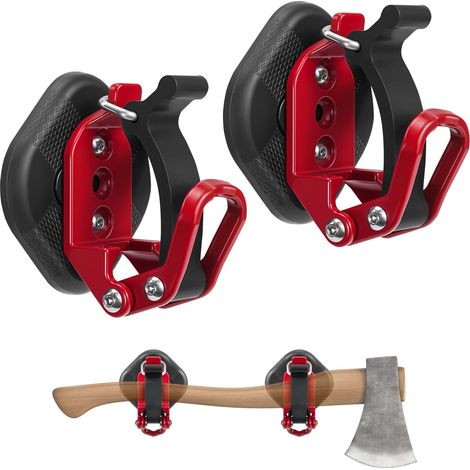 Lot de 2 Porte-outils magnétiques pour camion – Support pelle et hache à fixation rapide, sans perçage, pour galerie de toit, quad, camping-car et remorque (1/5)