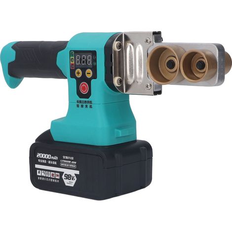 Machine à souder à chaud pour tuyaux d'eau électriques, sans fil, pour le soudage PPR domestique. Appareil de soudage à chaud au lithium, 320 W, prise UE, 110-240 V. (1/5)