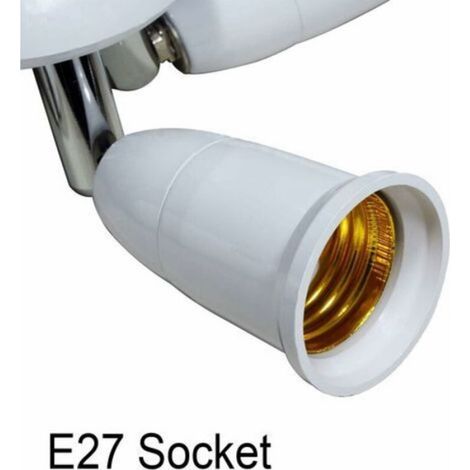 Adaptateur douille E27 3-en-1, orientation 180°/360° (1/5)