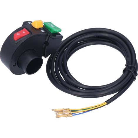 3-in-1-Fahrradlenkerbedienung (22 mm / 0,9 Zoll), wasserdicht, PVC, mit Hupe und Blinkern, universell (1/5)