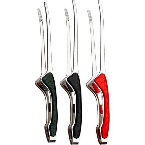 Lot de 3 pinces barbecue en acier inoxydable 9,5 pouces, manche antidérapant, polyvalentes pour salade et grillades (1/5)