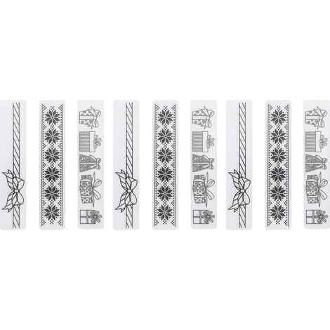 9Pcs Flower Plastic Embossing Folder DIY Paper Decoration Card Maker Template Accessories (1/5)