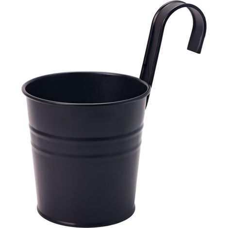 Maceta，5 piezas，600 ml，10 x 10 cm，Cubo colgante de metal para flores，Jardinera colgante，Maceta colgante de hierro，Cesta colgante para suculentas (1/5)