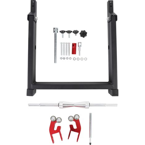 Support d'équilibrage de roue de moto, pliable, Portable, réglable, cônes de centrage, pneu de jante pour Sport, Dirt Bike (1/5)