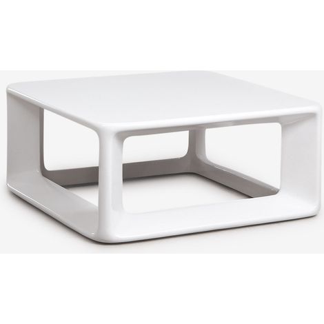 Table basse carrée Lilou 80x80 cm en ciment et fibre de verre SKLUM